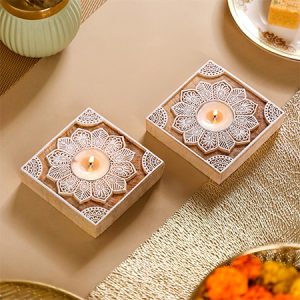 Wooden Tea Light Boxes manufacturer in Kolkata